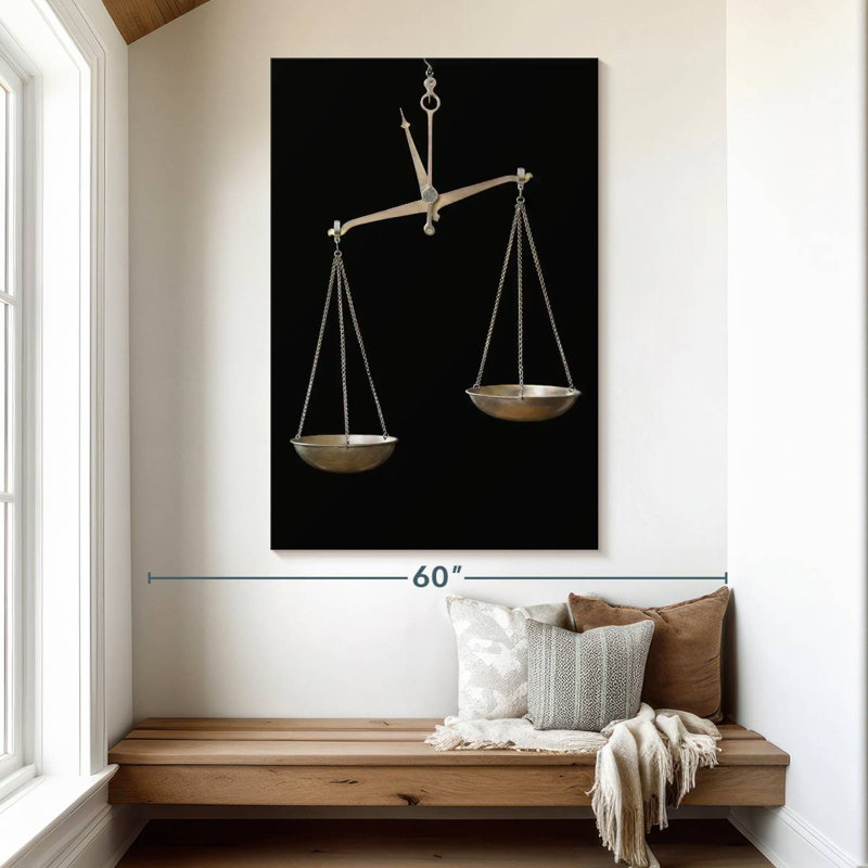 Unbalanced Scale, 51" H x 34" W