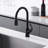 Stilleto Collection High-Arc Single Handle Kitchen/Bar Faucet with 2-Function Pull-Down Spout Sprayer - Matte Black-81655844