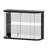 Small 2-Tier Display Cabinet With Music-Sync Lighting Modes-123279190