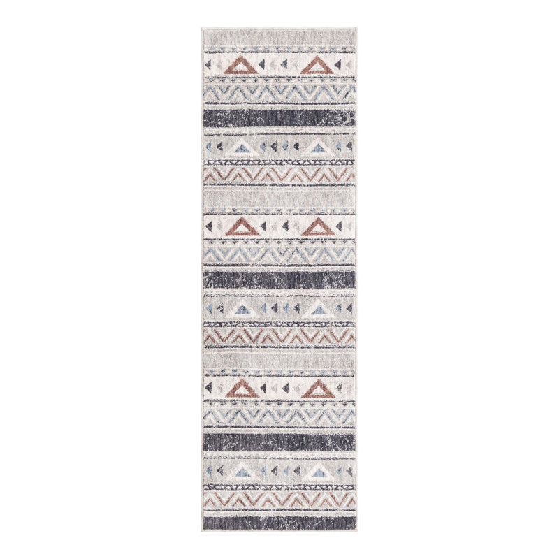 Perlita Geometric Indoor Rug, Runner 2' x 6'