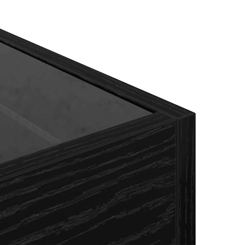 Storage Cabinet 40 X 40 X 30 Cm, Black Oak