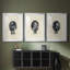 Royal Portraits I - Impression personnalisée de qualité supérieure avec passe-partout - 3 pièces-1118101605-1118101604