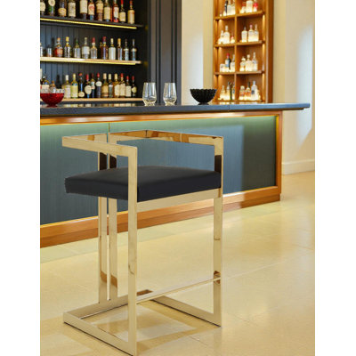 Tabouret de comptoir avec repose-pieds Kenzie