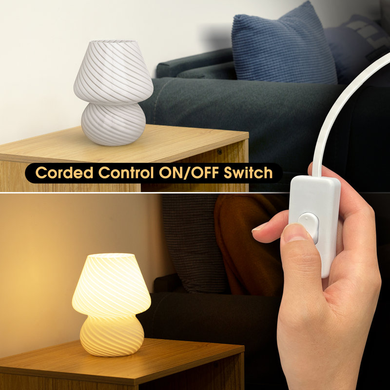 Lampe de table en verre à intensité variable pour enfants Jaide