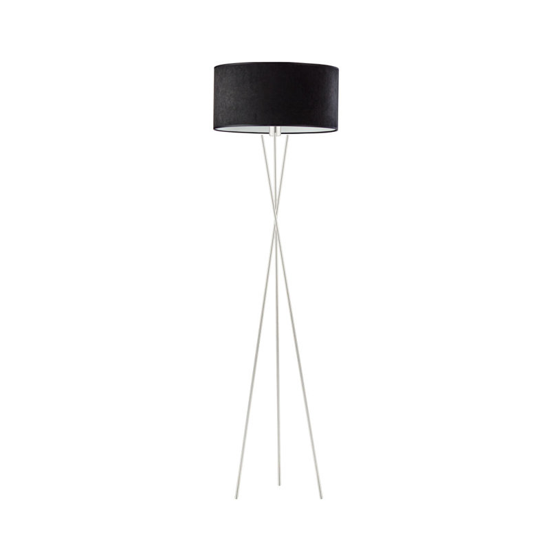 Lareyna 160cm Tripod Floor Lamp, Black