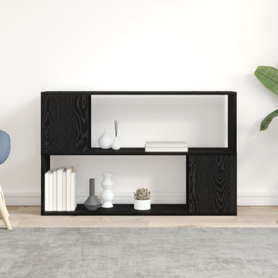Book Shelf Black Oak 24Cm Engineered Wood