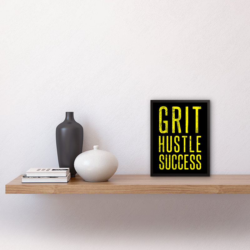 Lunie Grit Hustle - Single Picture Frame Print