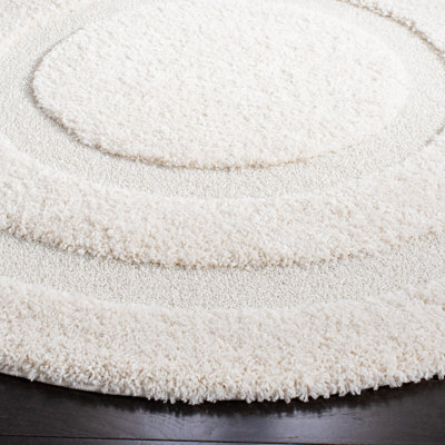 Tapis à poil long performance à motif géométrique Florida Drennen