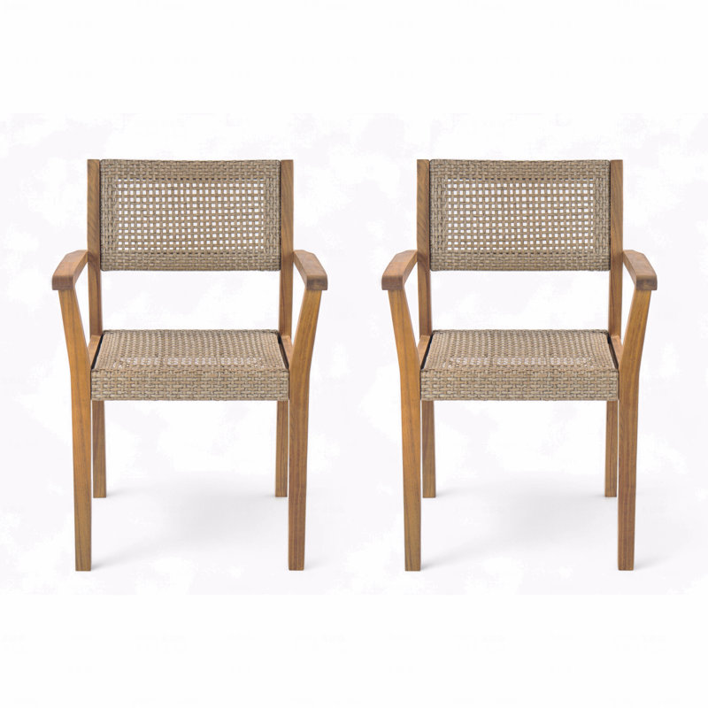 Ensemble de 2 chaises de patio d'extérieur
