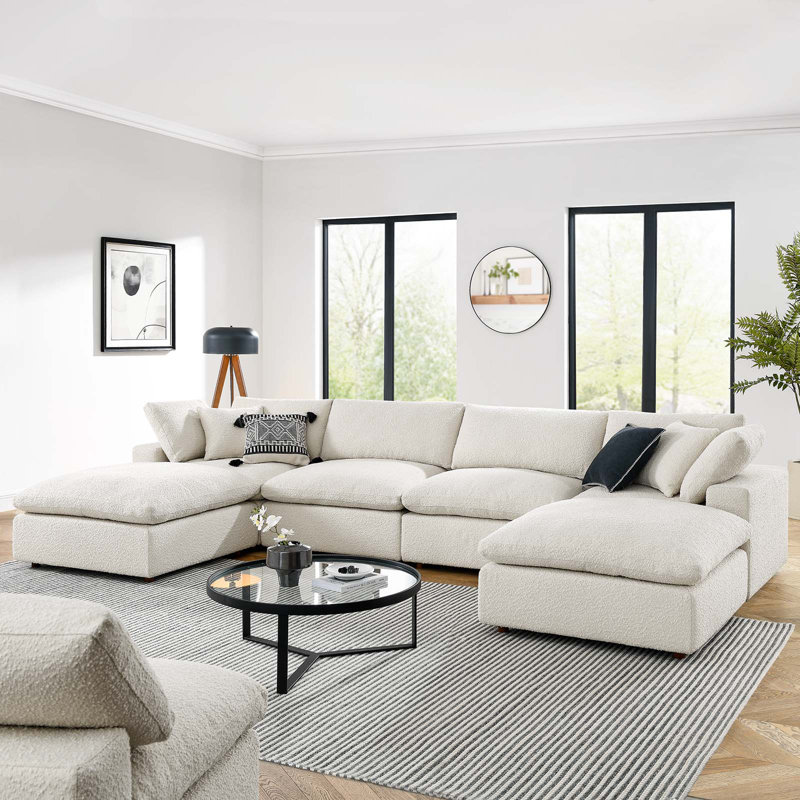 Canapé modulaire 6 pièces Commix, Ivoire