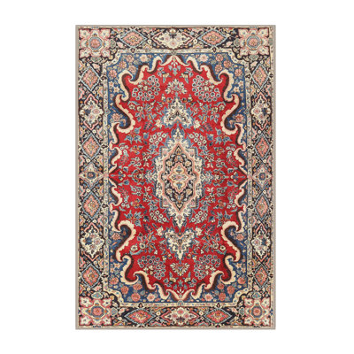 Tapis de style oriental rouge