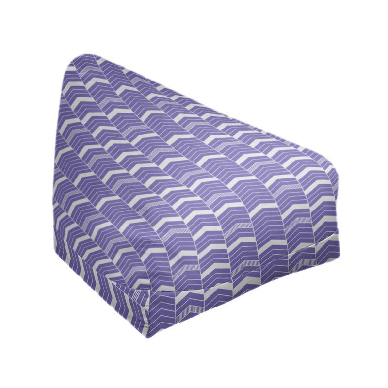 Fauteuil à billes standard &, H 38 po x L 42 po x P 29 po, Mauve, Bourre en polyester