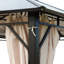 3.7m x 3m Metal Patio Gazebo