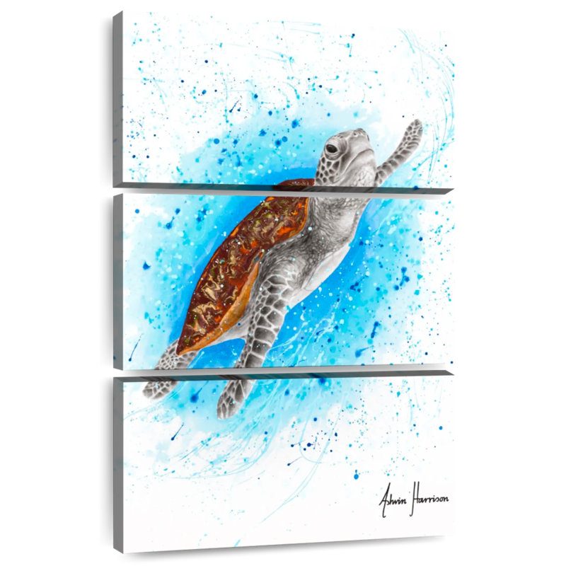 Tortue de mer Brampt, H 32 po x l 20 po