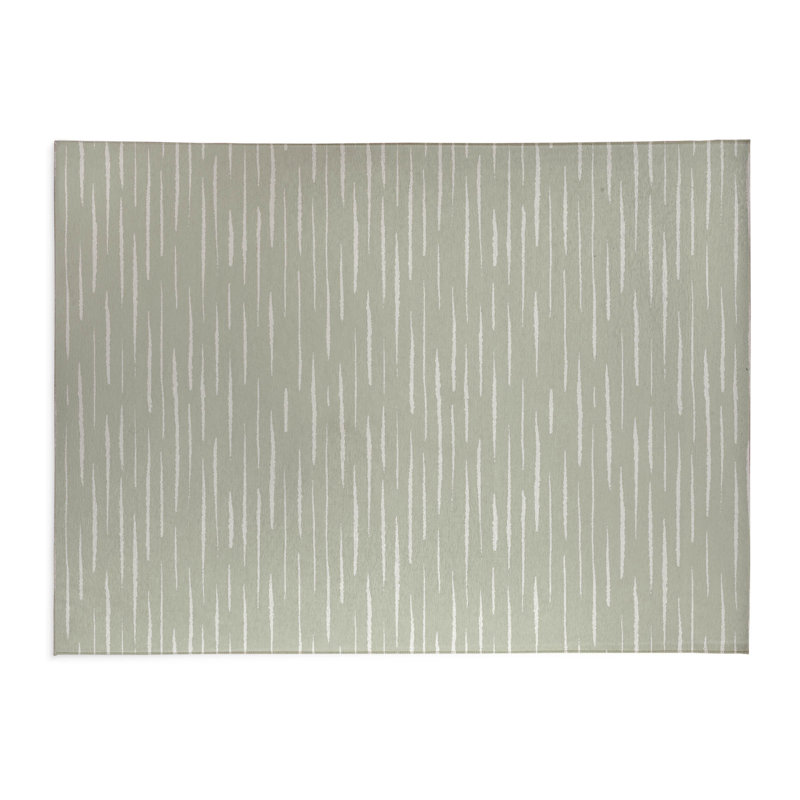 Lak Kids Play Mat, Rectangle 5' x 7', Light Green