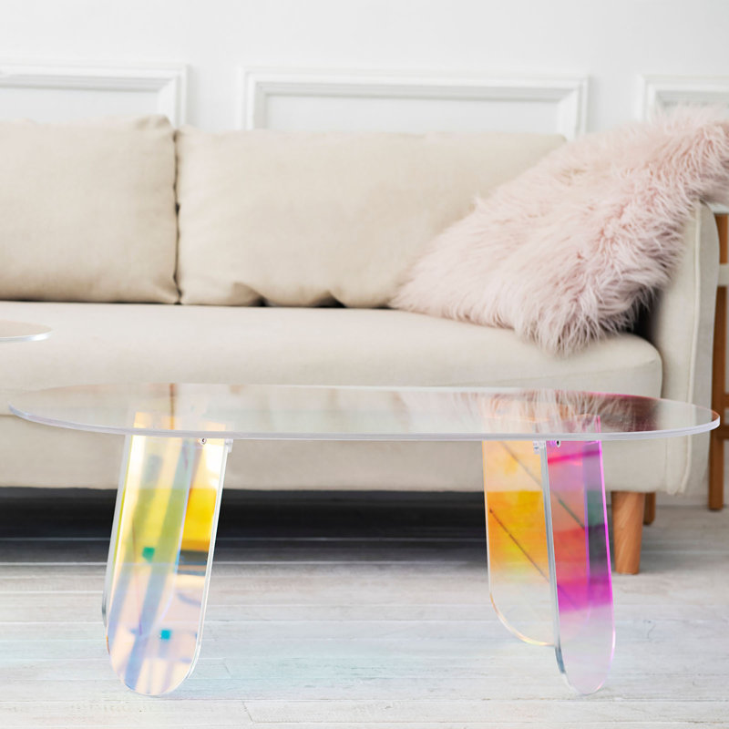 Table basse en acrylique
