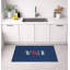 Tapis de cuisine à profil bas Gingham-647632351