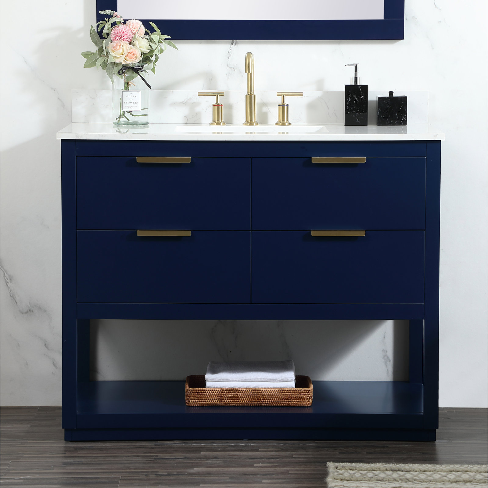 Felicity 42'' Single Bathroom Vanity, Blue