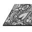 Tapis noir/blanc à motifs-351889550