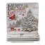 Ensemble de 4 assiettes de Noël certifiées International Evergreen