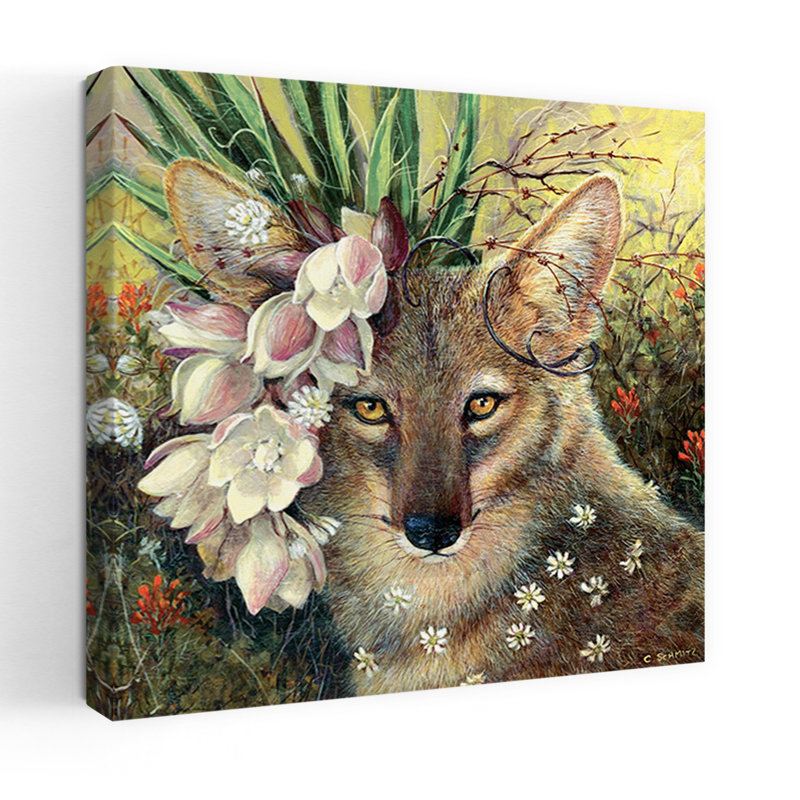 Death Valley Beauty Abstract Contemporary Urban Wildlife Art, 36" H x 36" W