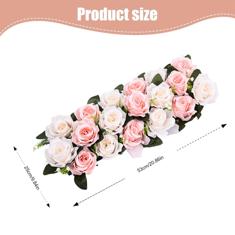 Centre de table de mariage, Rose