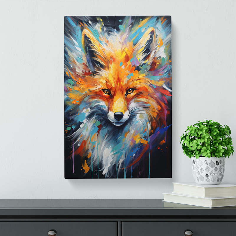 Fox Abstract No.3 - Print, 50cm H x 35cm W x 3cm D