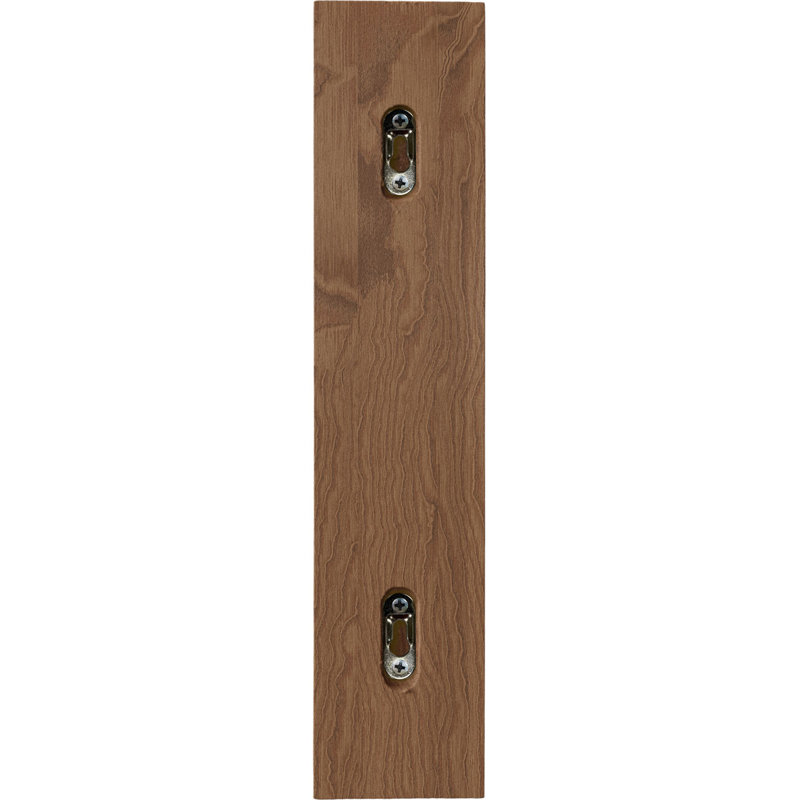 Corbeau en bois Lawson, H 6 po x l 3 po x P 3,5 po, Acajou