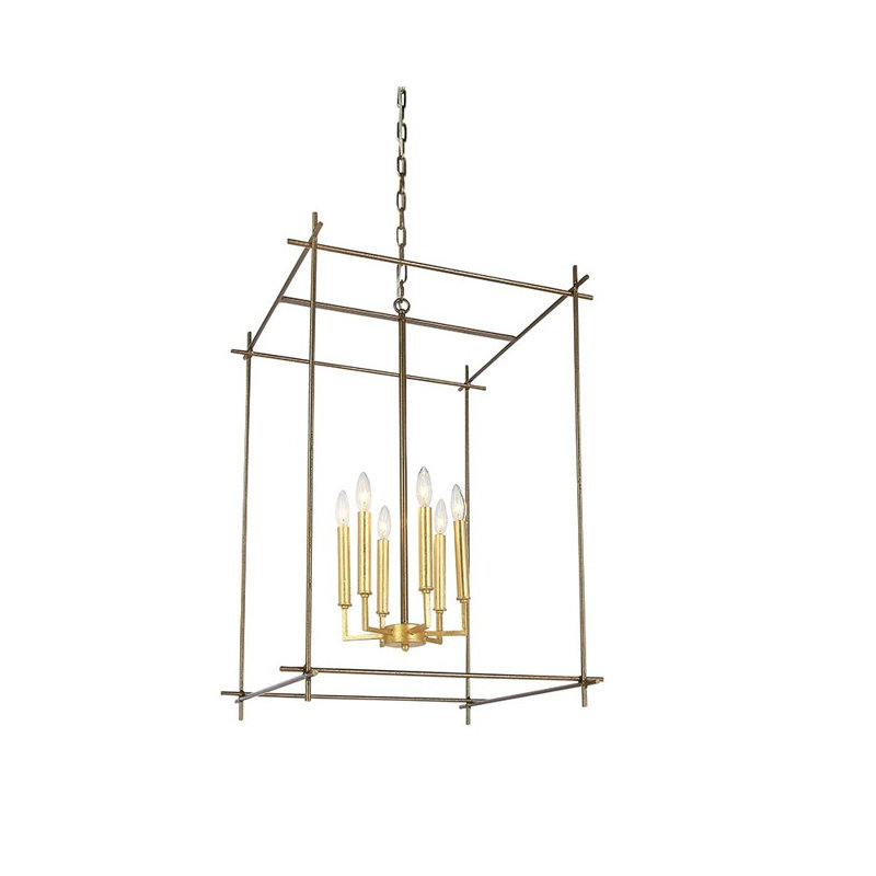 Beaute 6 - Light Lantern Rectangle Chandelier