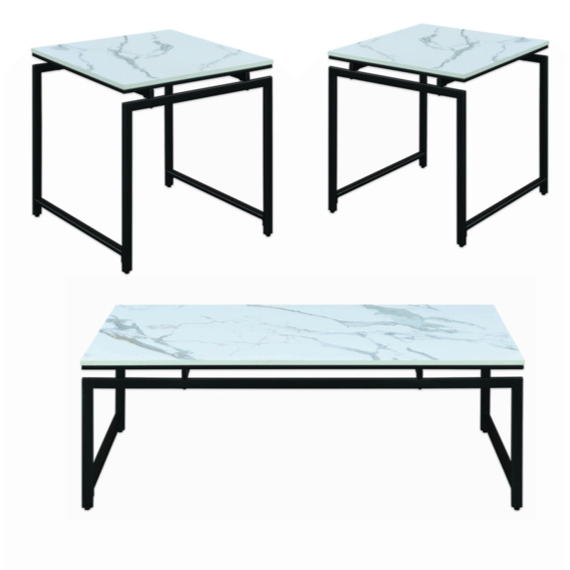 Ensemble de table d'appoint 3 pièces
