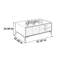 Armoire de rangement pour table basse Modern