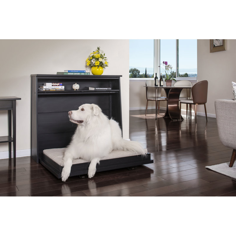 Lit escamotable pour chien New Age Pet, Noir