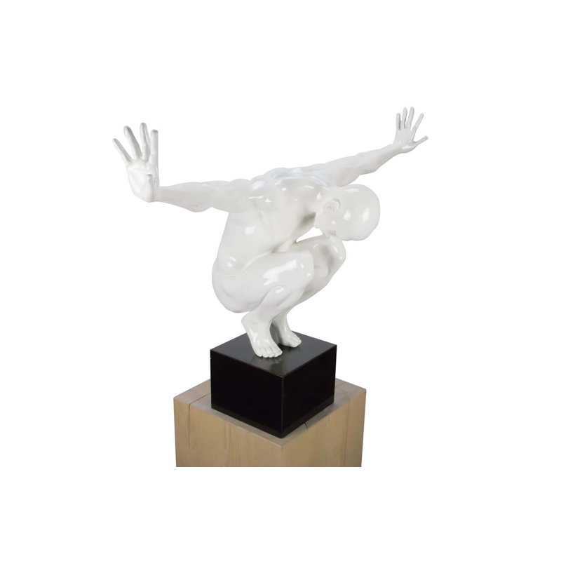 Asrith Handmade Figurines & Sculptures, White