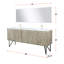 Ensemble de meuble-lavabo double L 80 po x P 20 po Lancy-1017063190