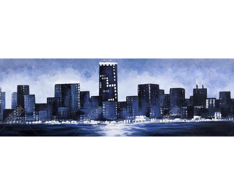 Marine marine, toile, art mural urbain
