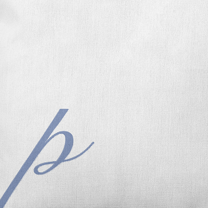 Monogram Design Collection Reversible Throw Pillow, 18"x18", Blue, P