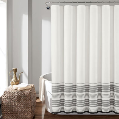Cotton Shower Curtain Set