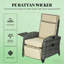 Méridienne inclinable, Fauteuil inclinable d'extérieur