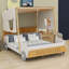 Lit voiture avec coussin, toile de plafond -8652226