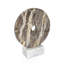 Sculpture de table 12 "beige et blanc