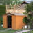 Outsunny 11' x 9' Outdoor Storage Shed, Garden Tool Metal Shed with Foundation Kit, Double Lockable Door, Air Vents and Sloping Roof, for Backyard, Patio, Lawn, Dark Gray-98192078-98192081