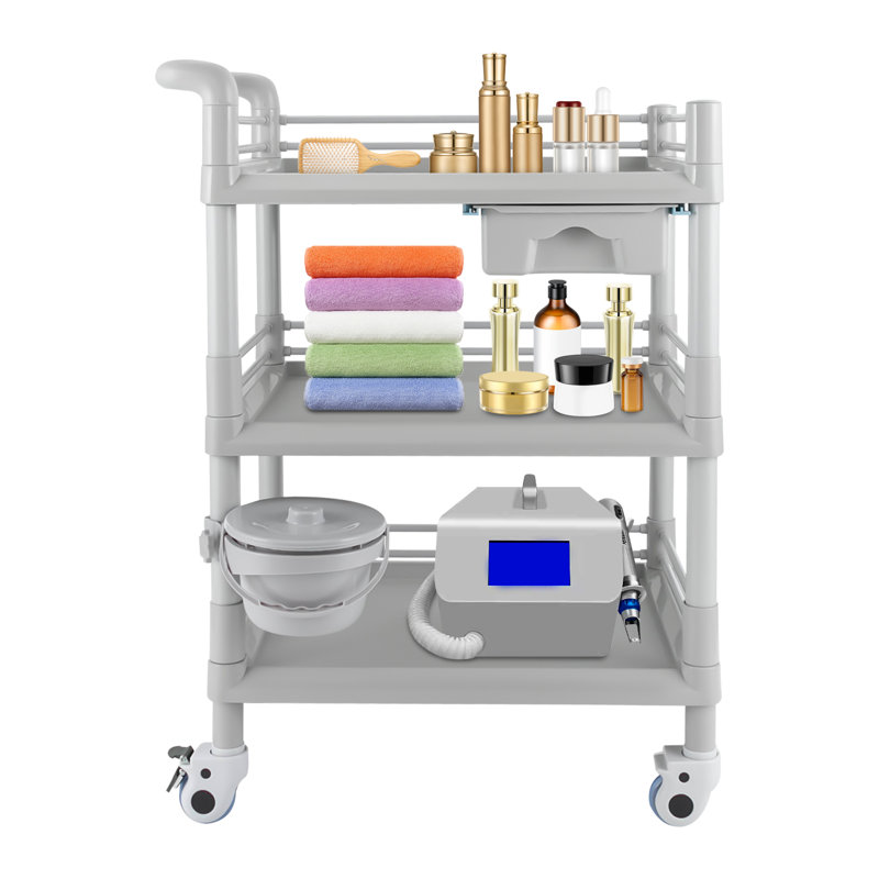 38.58 in. H x 25.59 in. W Utility Cart, Gray
