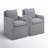 Alayaa Performance Upholstered Armchair with Casters-99840901