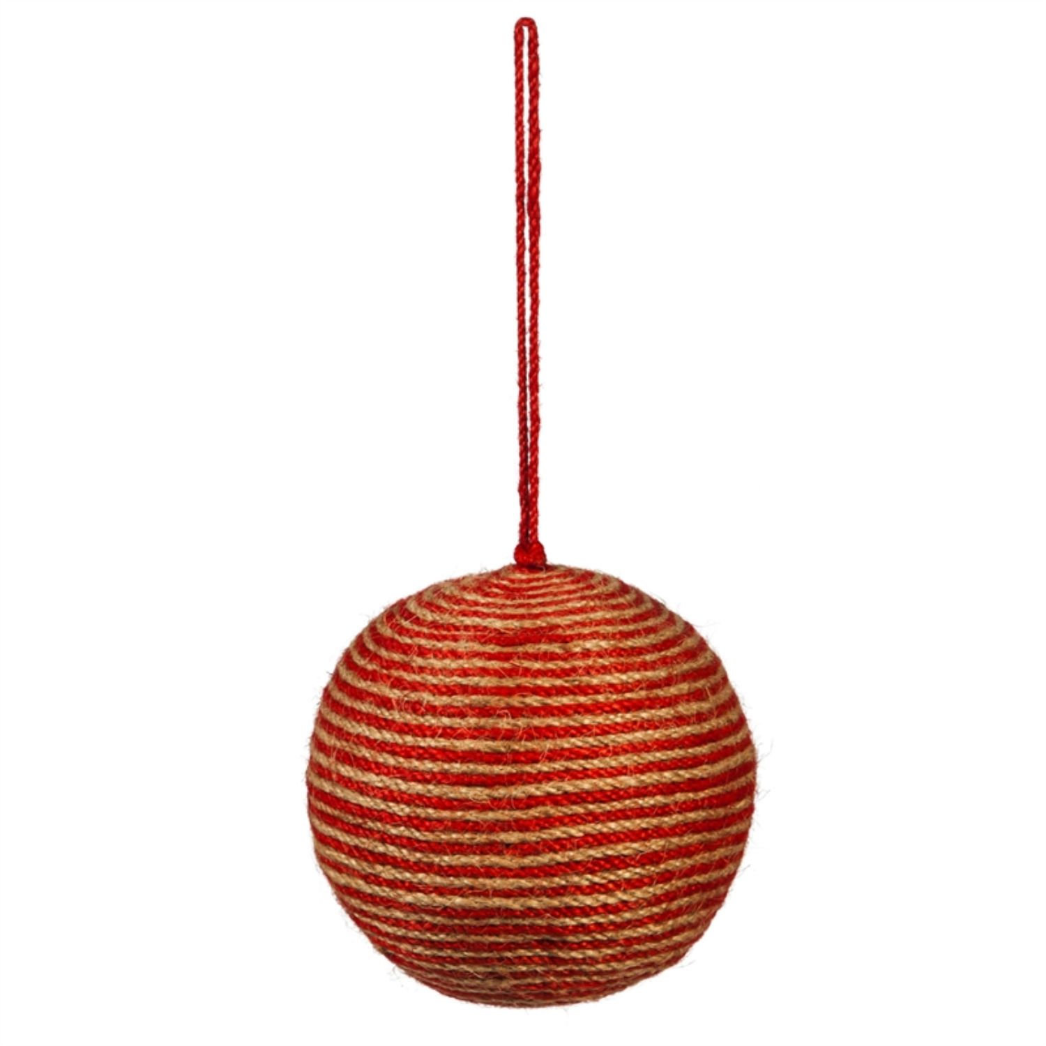 Fabric No Theme Ball Ornament, 4" H x 4" W x 4" D