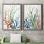 Océan jardin I - ensemble de 2 reproductions d'art-897763931-897763937-838588972