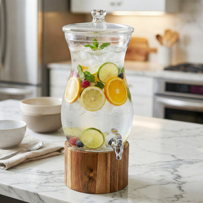 206oz. Glass Beverage Dispenser