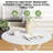 3-Piece Folding Bistro Set, Metal Table and Chairs, Compact Patio Furniture, Balcony, White-1329780773