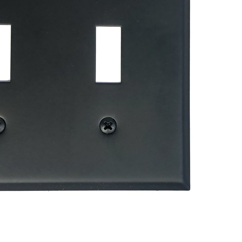 No Subject 3 - Gang Toggle Light Switch Standard Wall Plate