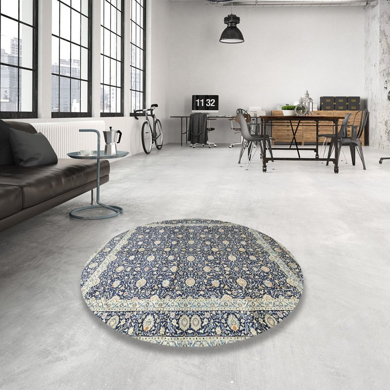 Biorn Oriental Indoor Rug, Round 6'