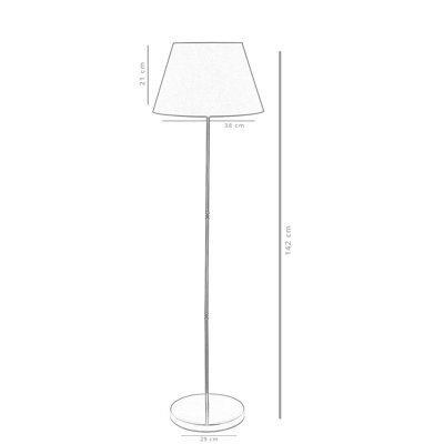 Lampe sur pied 56 "